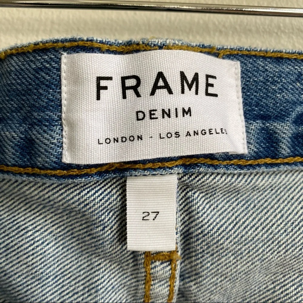 FRAME Le Stevie Short Raw Edge Dawes Shorts Size 27